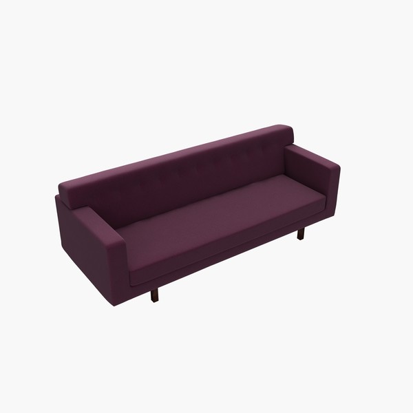 3d model sofa wood - Couch 02... by Lajhar 